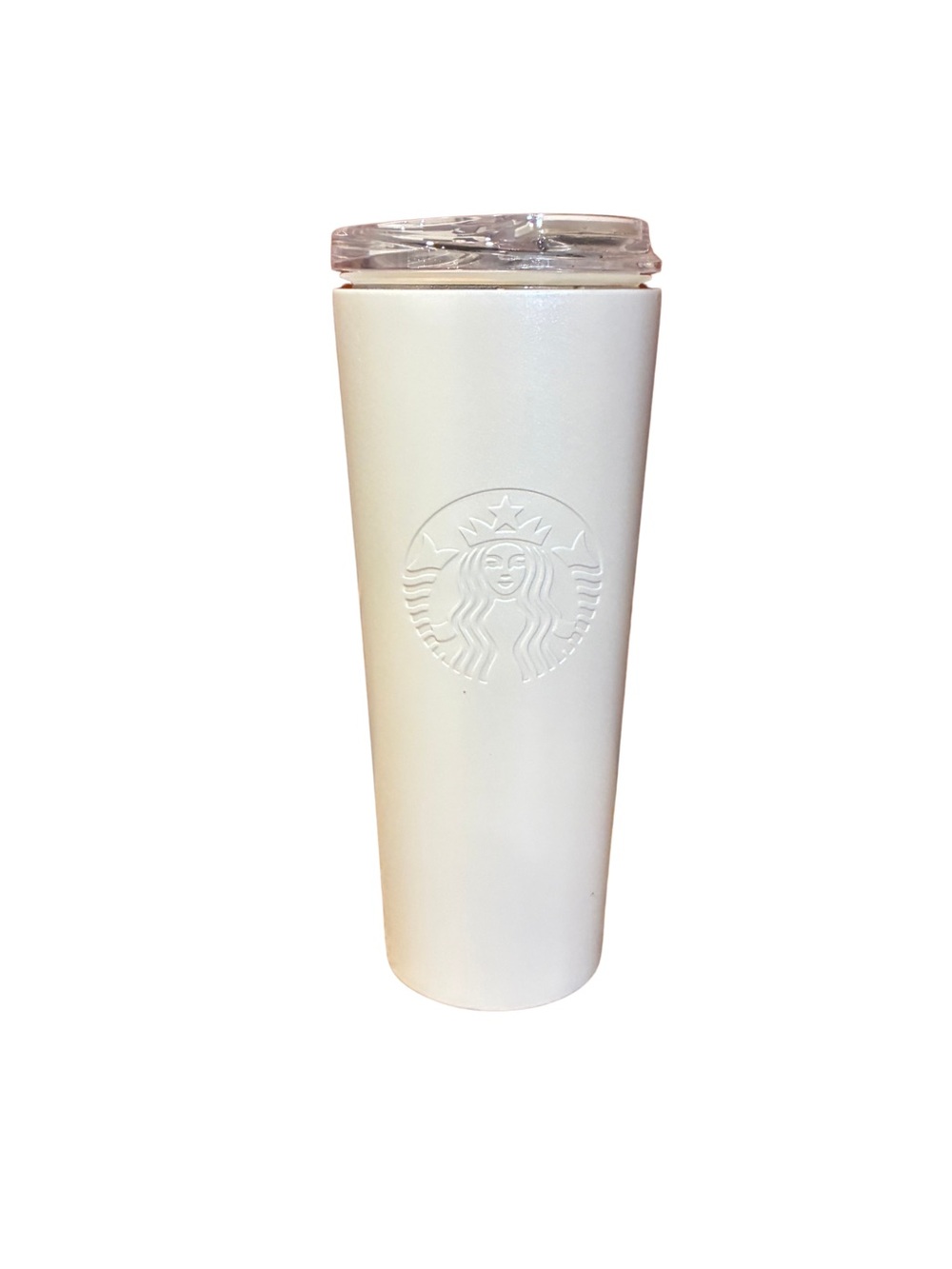 Starbucks 2022 Pearl White Stainless Steel Tumbler 16oz
